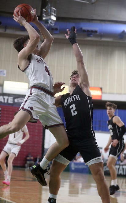 Grandview beats North Kitsap 71-64 in the 2A boys basketball state semifinals in Yakima on Friday, March 1, 2024.