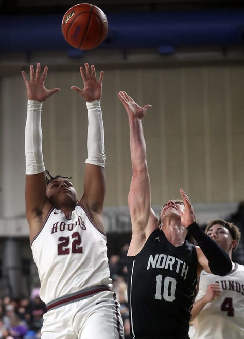 Grandview beats North Kitsap 71-64 in the 2A boys basketball state semifinals in Yakima on Friday, March 1, 2024.