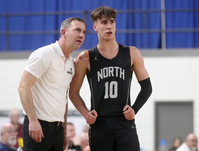 Grandview beats North Kitsap 71-64 in the 2A boys basketball state semifinals in Yakima on Friday, March 1, 2024.