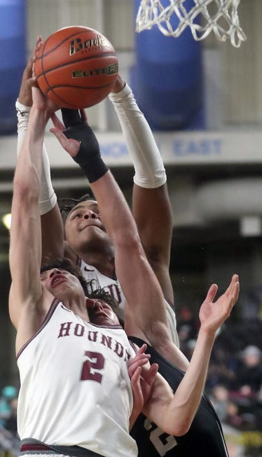 Grandview beats North Kitsap 71-64 in the 2A boys basketball state semifinals in Yakima on Friday, March 1, 2024.