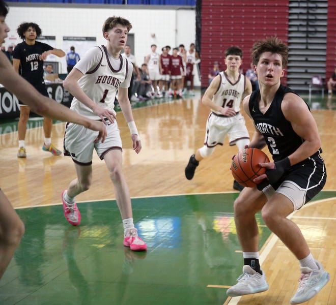 Grandview beats North Kitsap 71-64 in the 2A boys basketball state semifinals in Yakima on Friday, March 1, 2024.