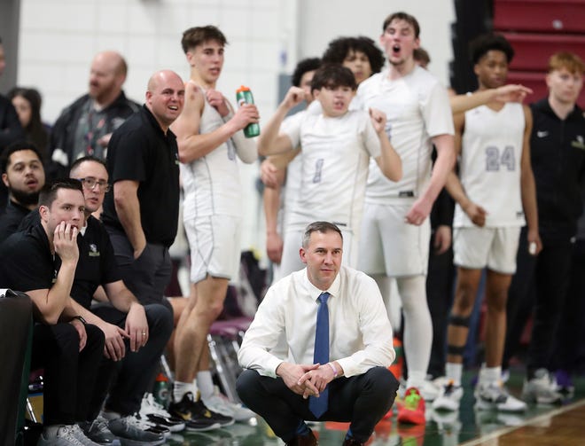 North Kitsap gets a 71-48 win over Bremerton during their Class 2A state championship game at the Yakima SunDome on Saturday, March 2, 2024. North Kitsap took home the third place trophy while Bremerton brought home fifth place.