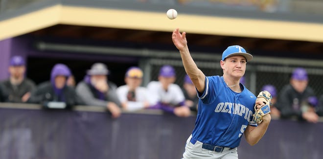 North Kitsap baseball with a 5-1 win over Olympic in Poulsbo on Wednesday, March 20, 2024.