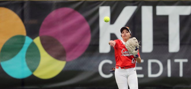 Kingston softball with a 13-8 win over Central Kitsap in Silverdale on Friday, March 22, 2024.