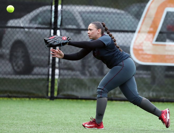 Kingston softball with a 13-8 win over Central Kitsap in Silverdale on Friday, March 22, 2024.