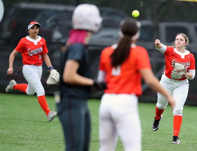 Kingston softball with a 13-8 win over Central Kitsap in Silverdale on Friday, March 22, 2024.