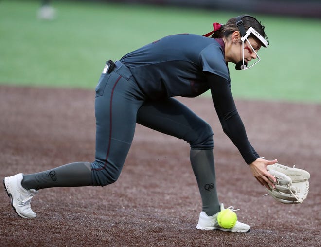 Kingston softball with a 13-8 win over Central Kitsap in Silverdale on Friday, March 22, 2024.