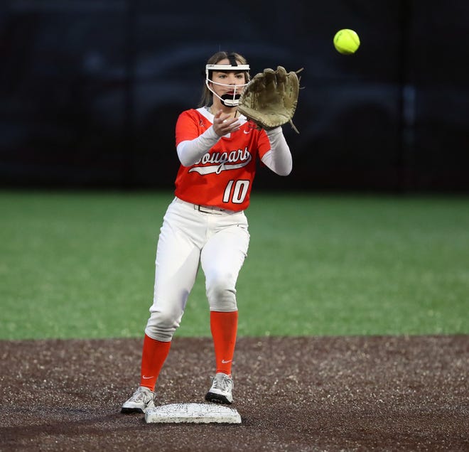 Kingston softball with a 13-8 win over Central Kitsap in Silverdale on Friday, March 22, 2024.